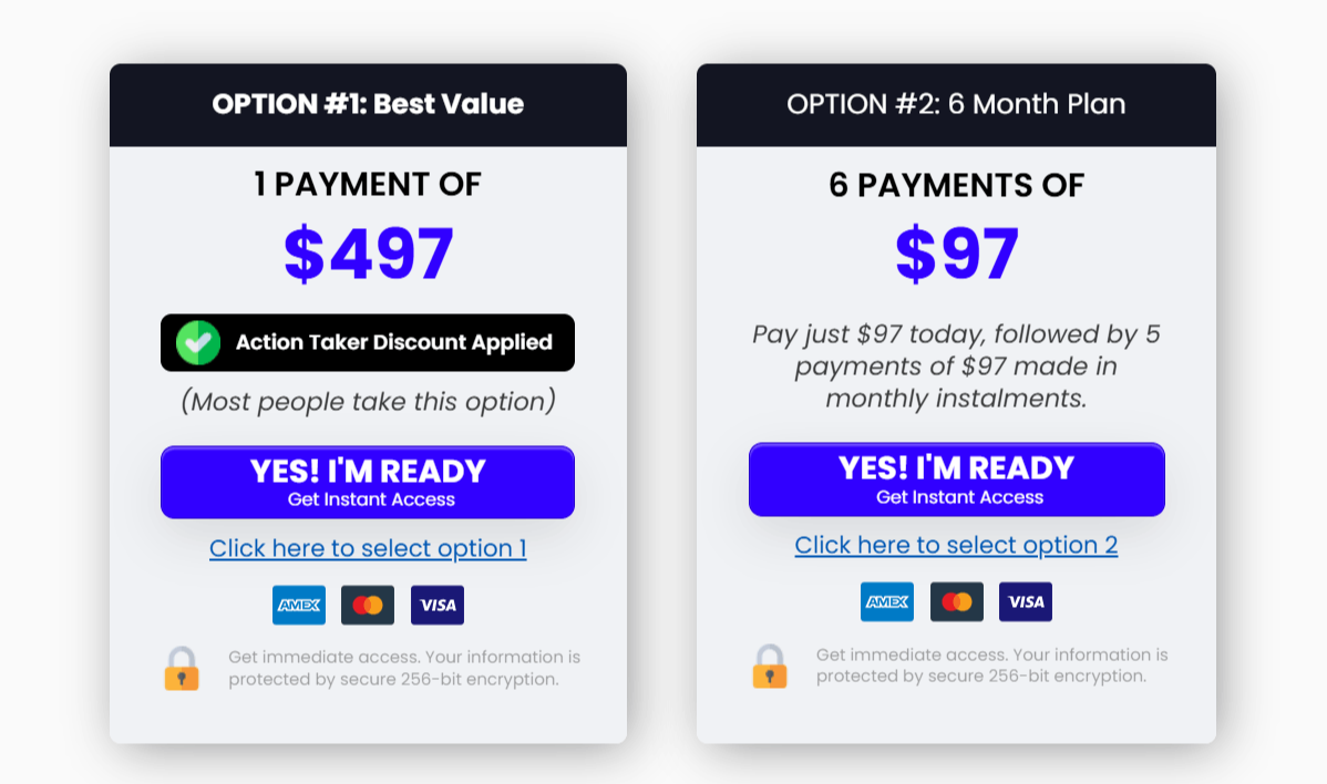 John Thornhill's Ambassador Program checkout